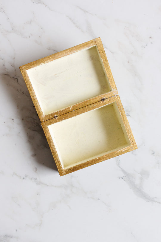 vintage italian hand painted florentine box