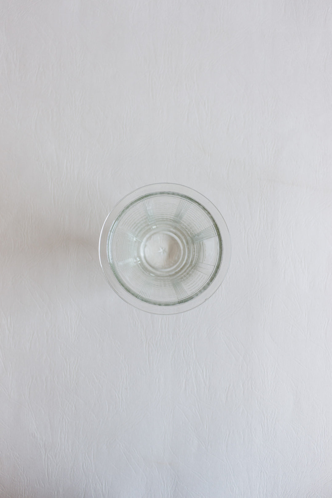 1940s french pressed glass measuring cup
