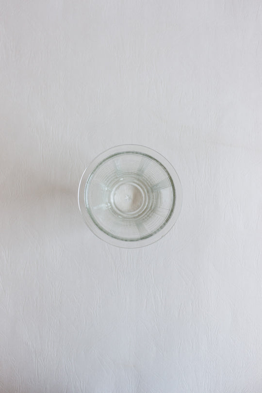 1940s french pressed glass measuring cup