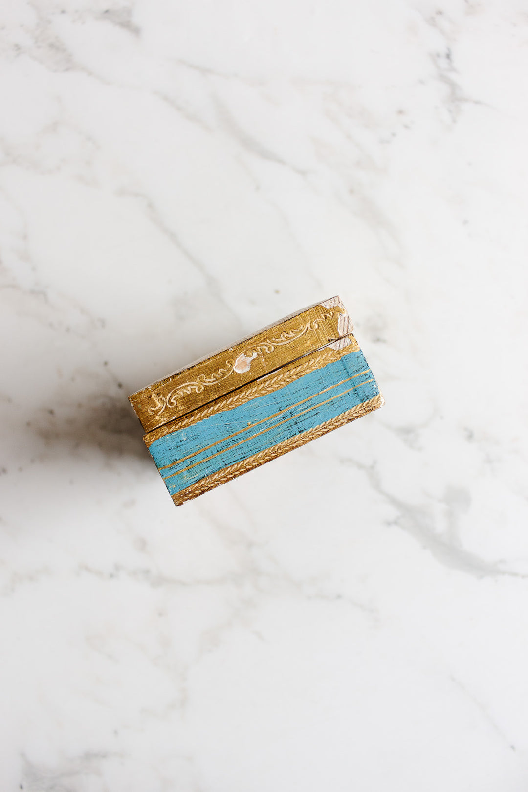 vintage italian hand painted florentine box
