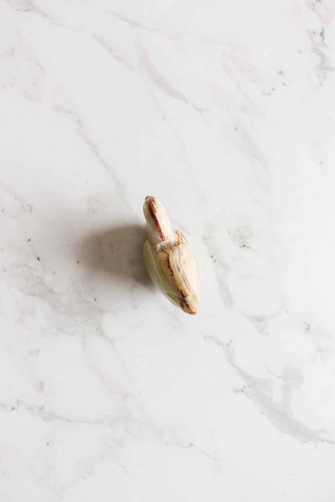 vintage french onyx swan