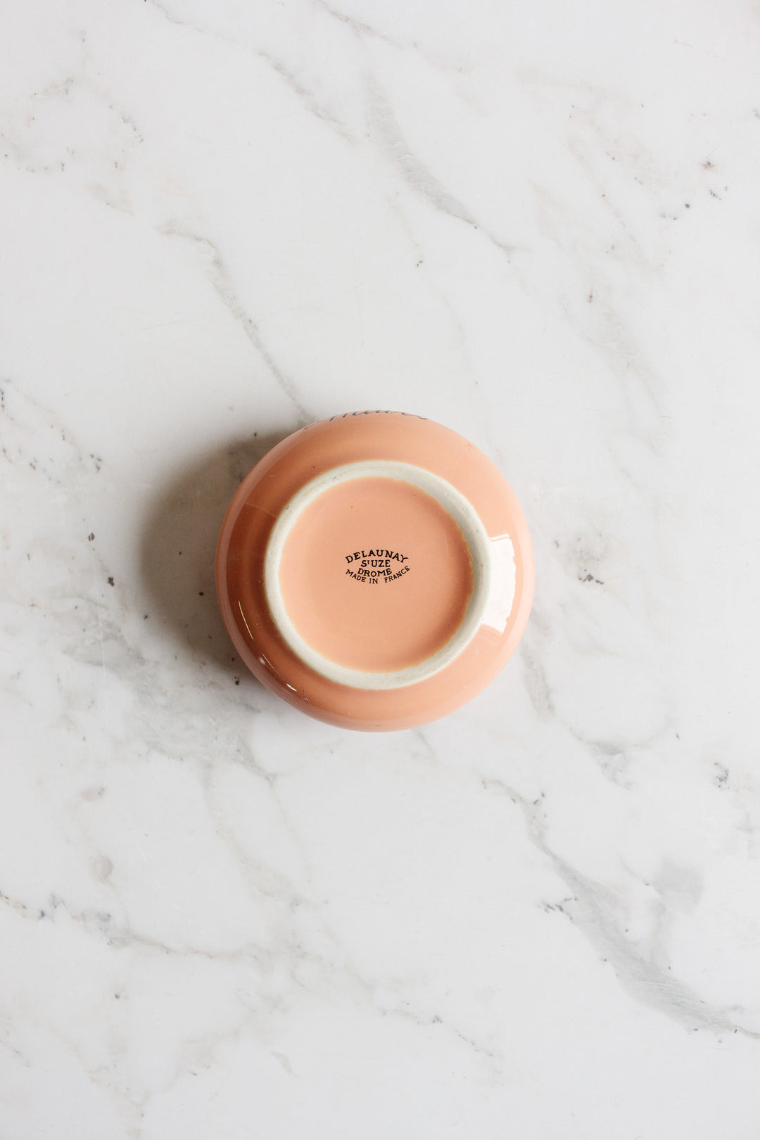 rare salmon pink vintage "la bonne auberge antibes" cendrier
