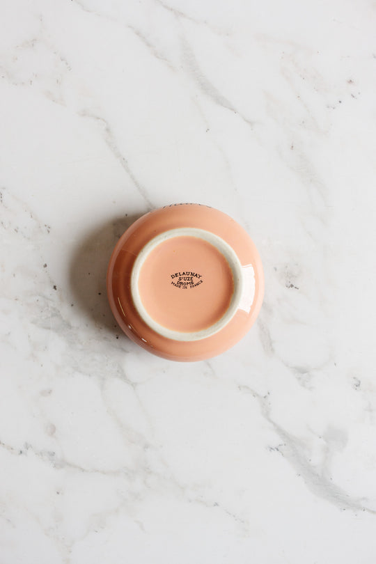 rare salmon pink vintage "la bonne auberge antibes" cendrier