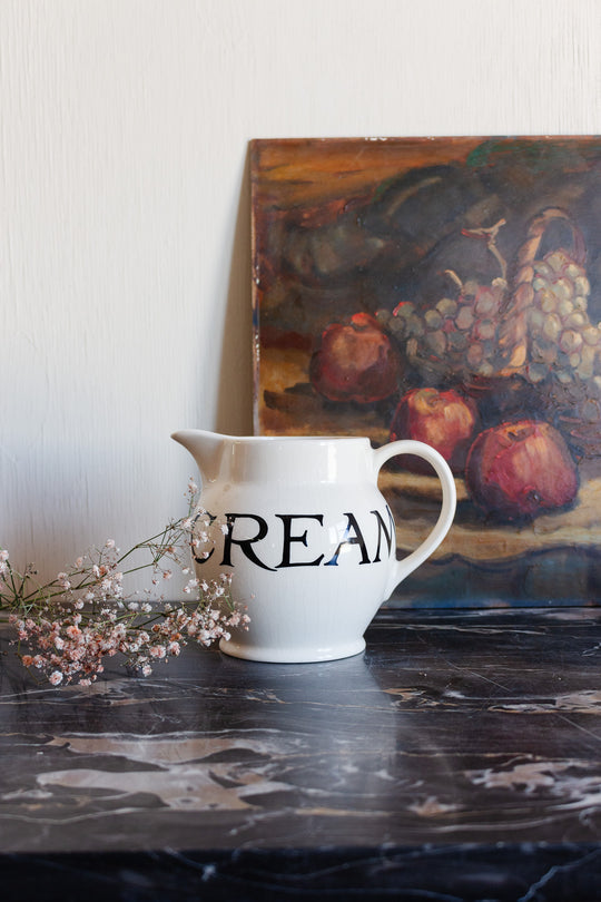 rare vintage Emma Bridgewater milk & cream pitcher