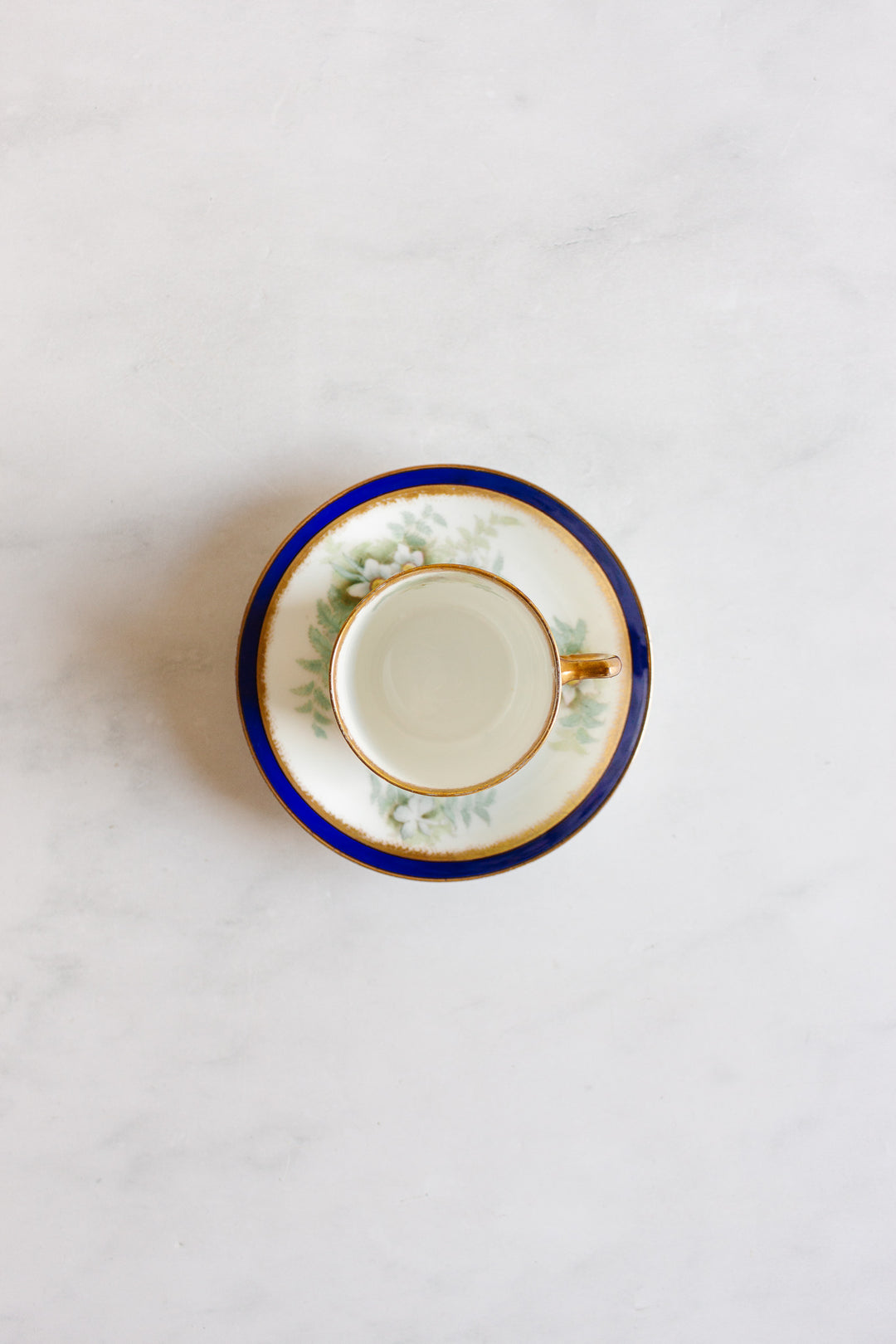 rare turn of the century w.a.a. and co adderley "small fern" tea set