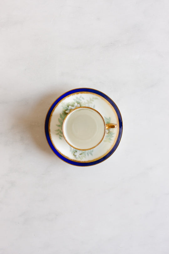 rare turn of the century w.a.a. and co adderley "small fern" tea set