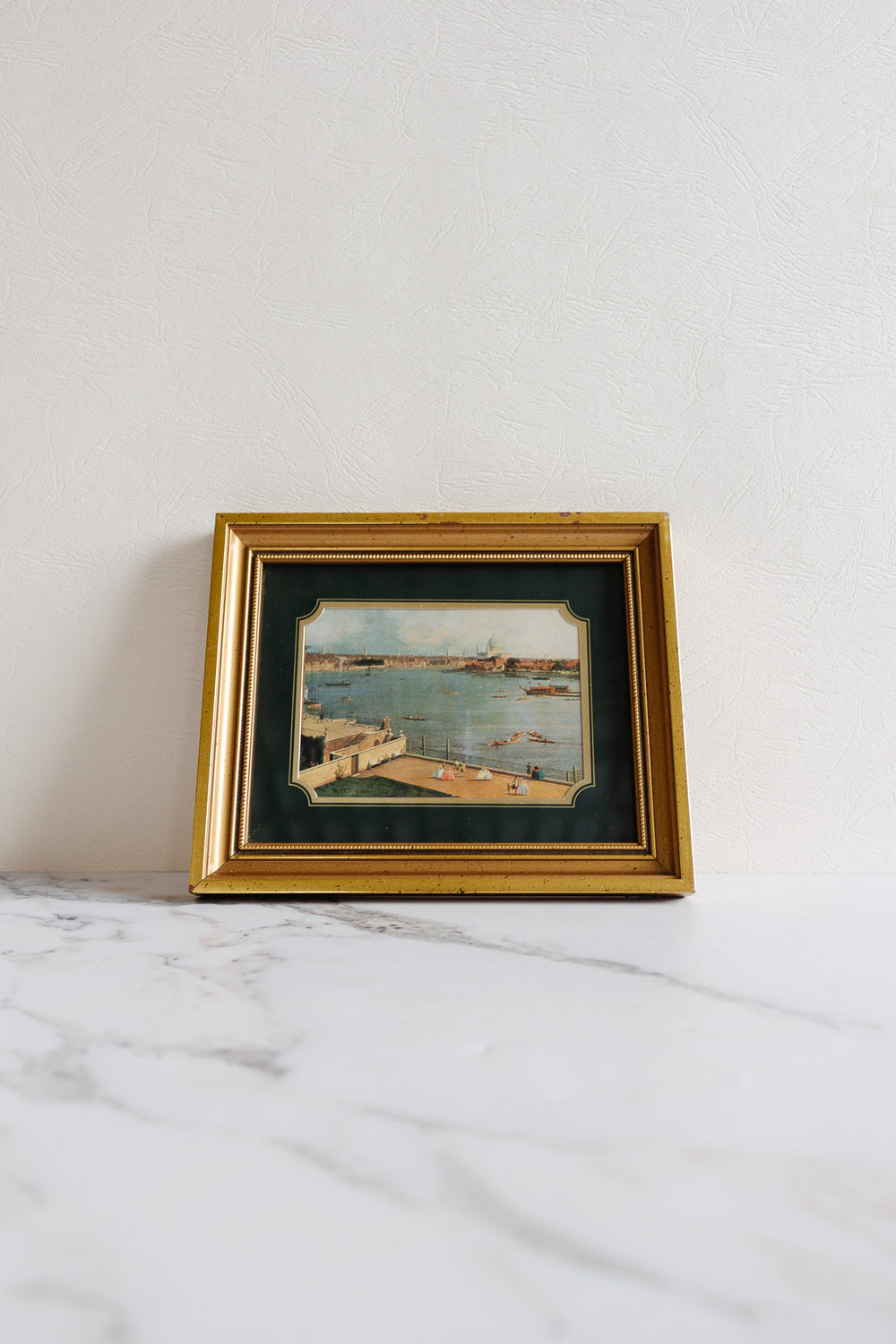 pair of vintage English framed landscape prints