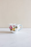vintage Shelley "begonia" teacups and plates, set of three