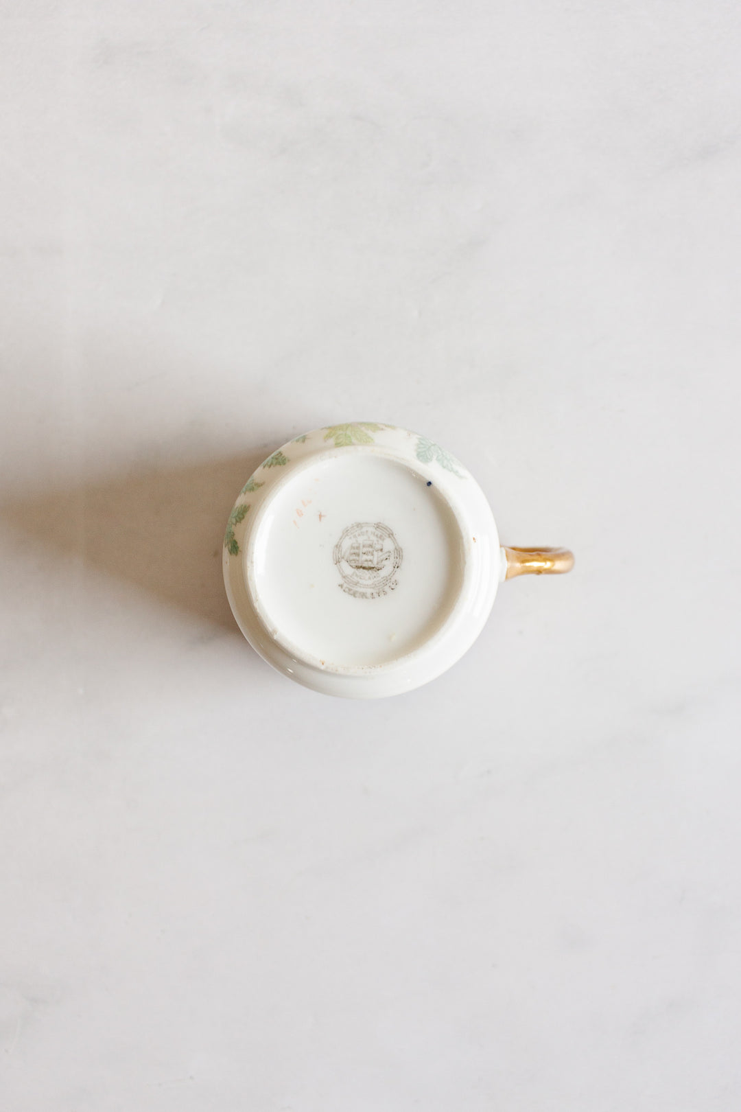 rare turn of the century w.a.a. and co adderley "small fern" tea set