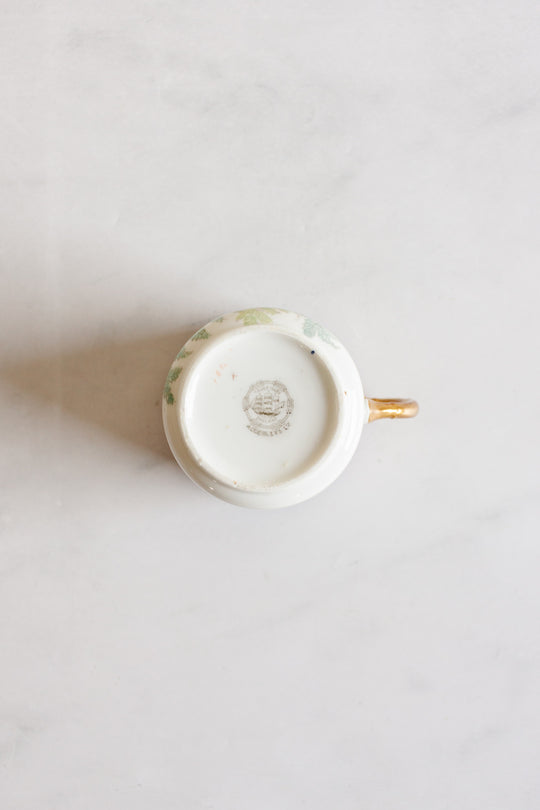 rare turn of the century w.a.a. and co adderley "small fern" tea set