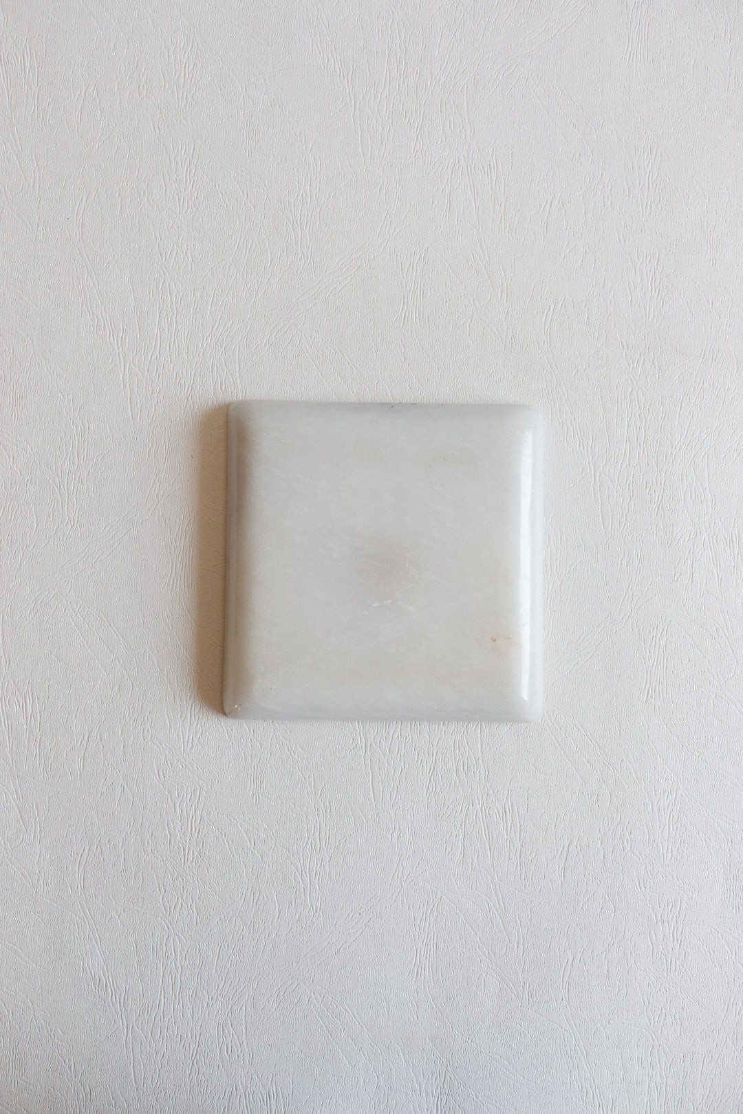 French alabaster ashtray with mother of pearl inlay