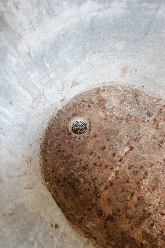 19th century French zinc tub i