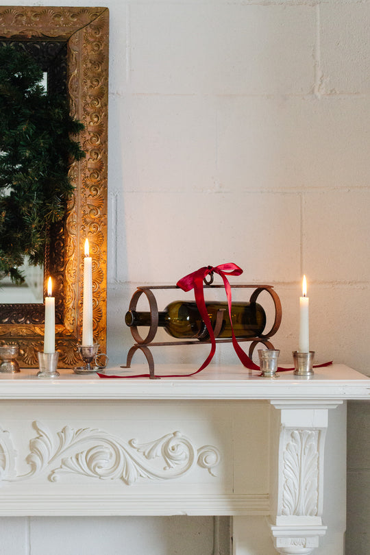 18th century hand forged iron pipe kiln