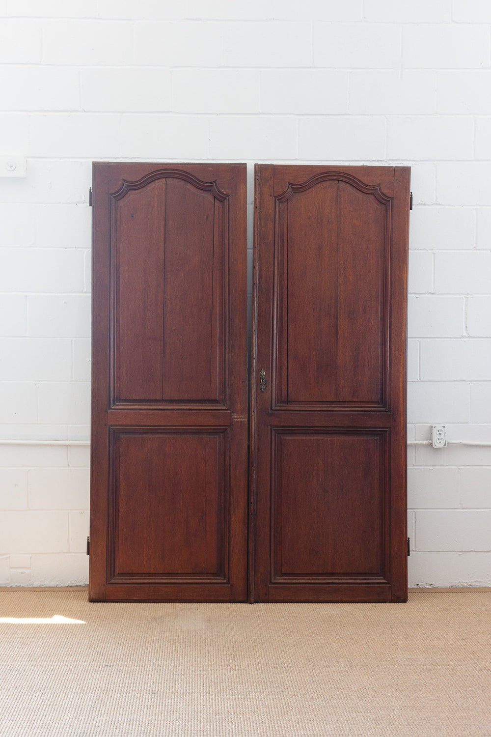 19th century french solid oak interior doors