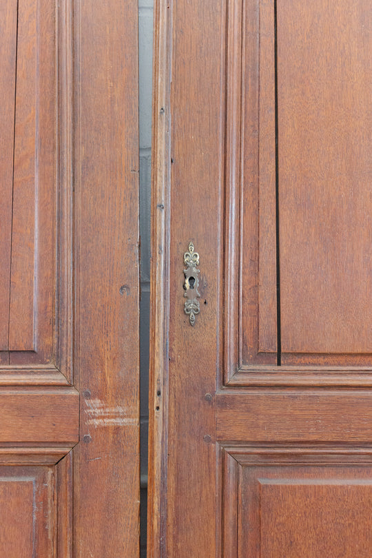 19th century french solid oak interior doors