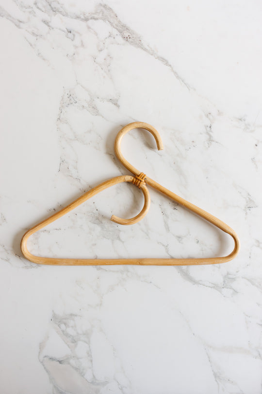 vintage french bamboo garment hanger