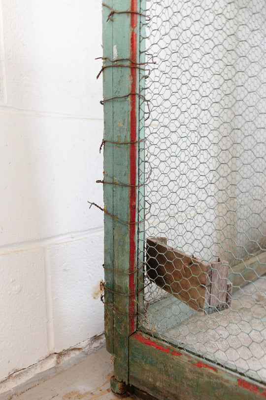 turn of the century French wood aviary