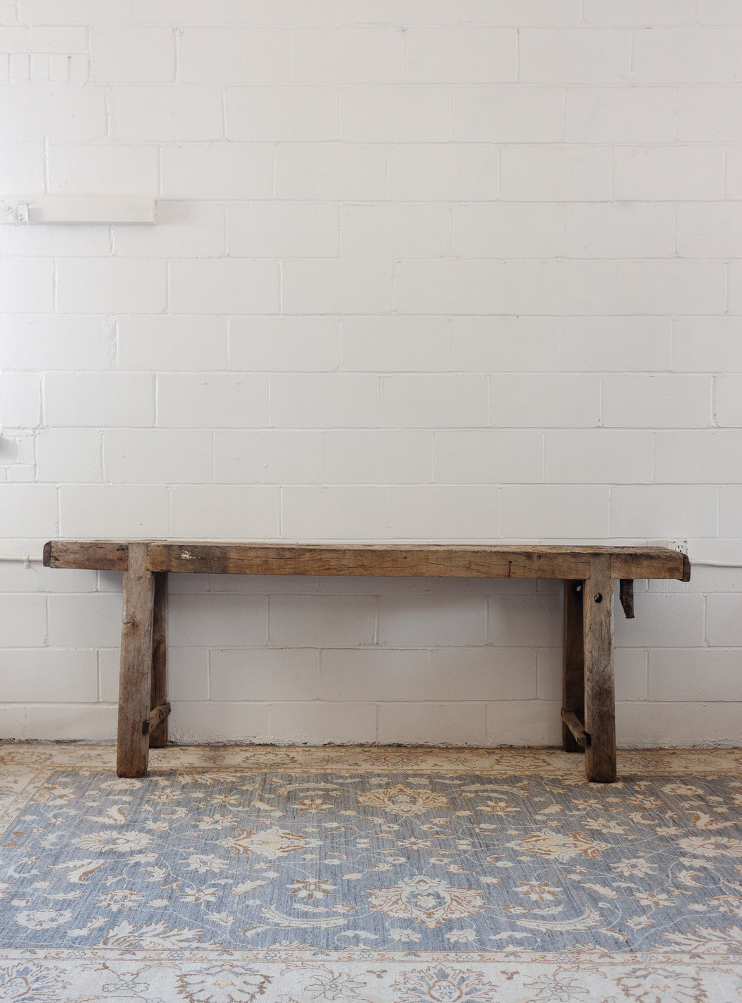 19th century French oak carpenters table
