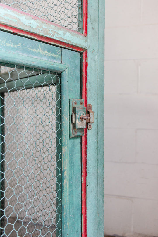 turn of the century French wood aviary