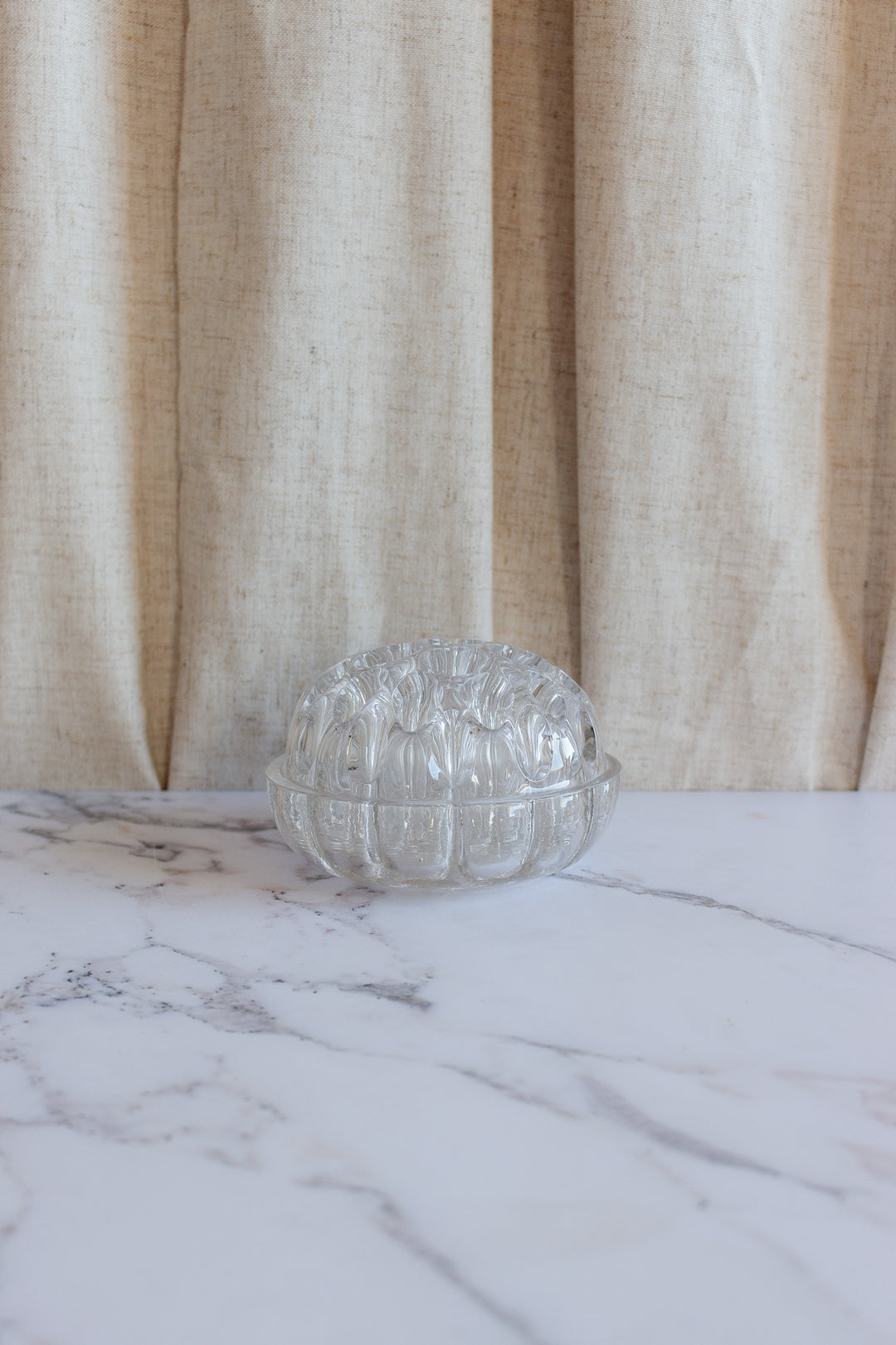 extra large antique French hotel silver flower frog