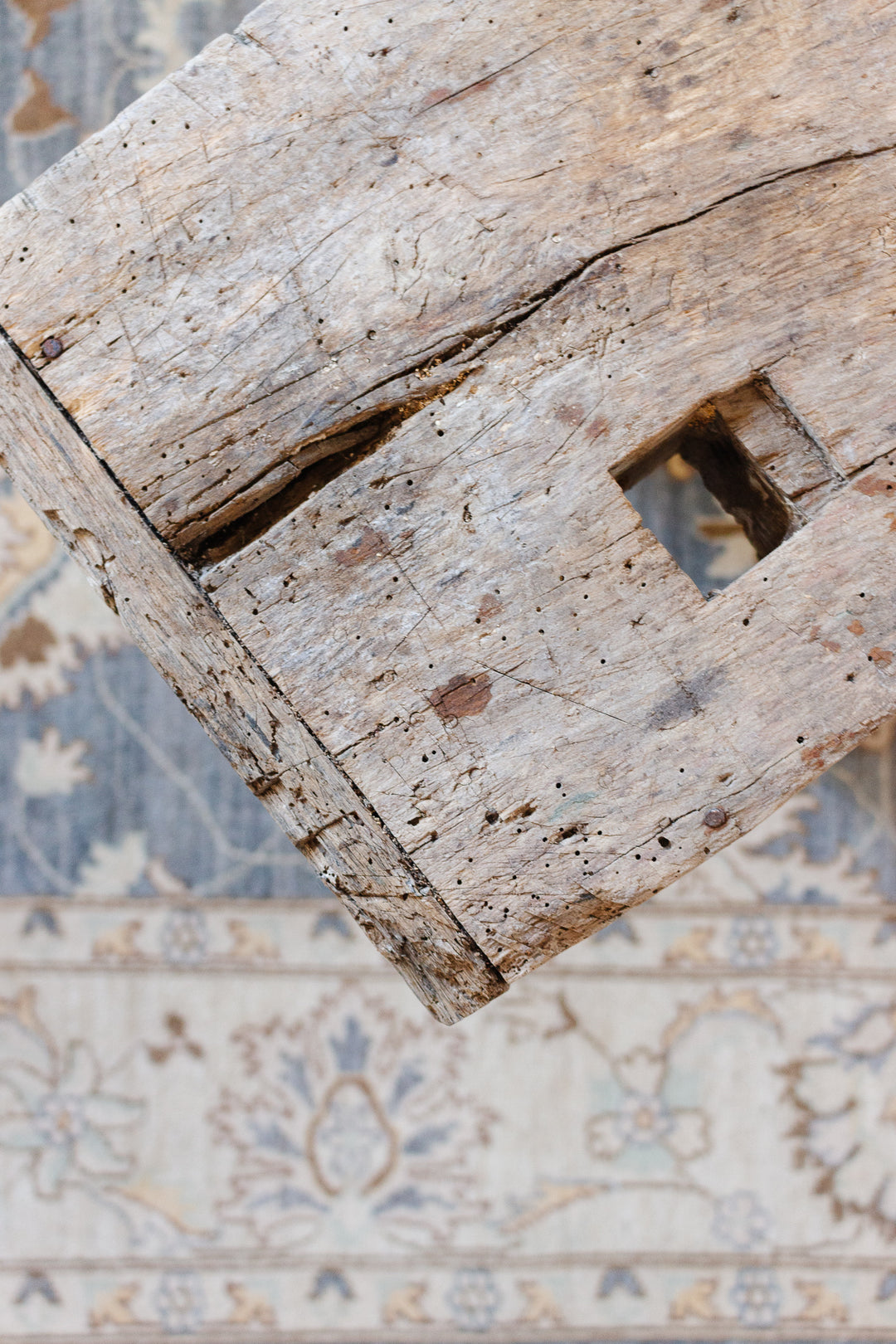 19th century French oak carpenters table
