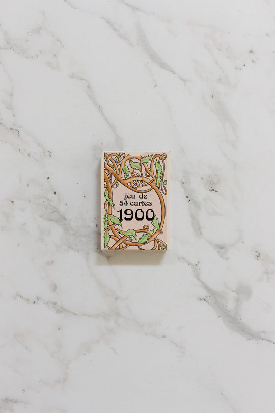 1900 art nouveau double playing cards boxed set