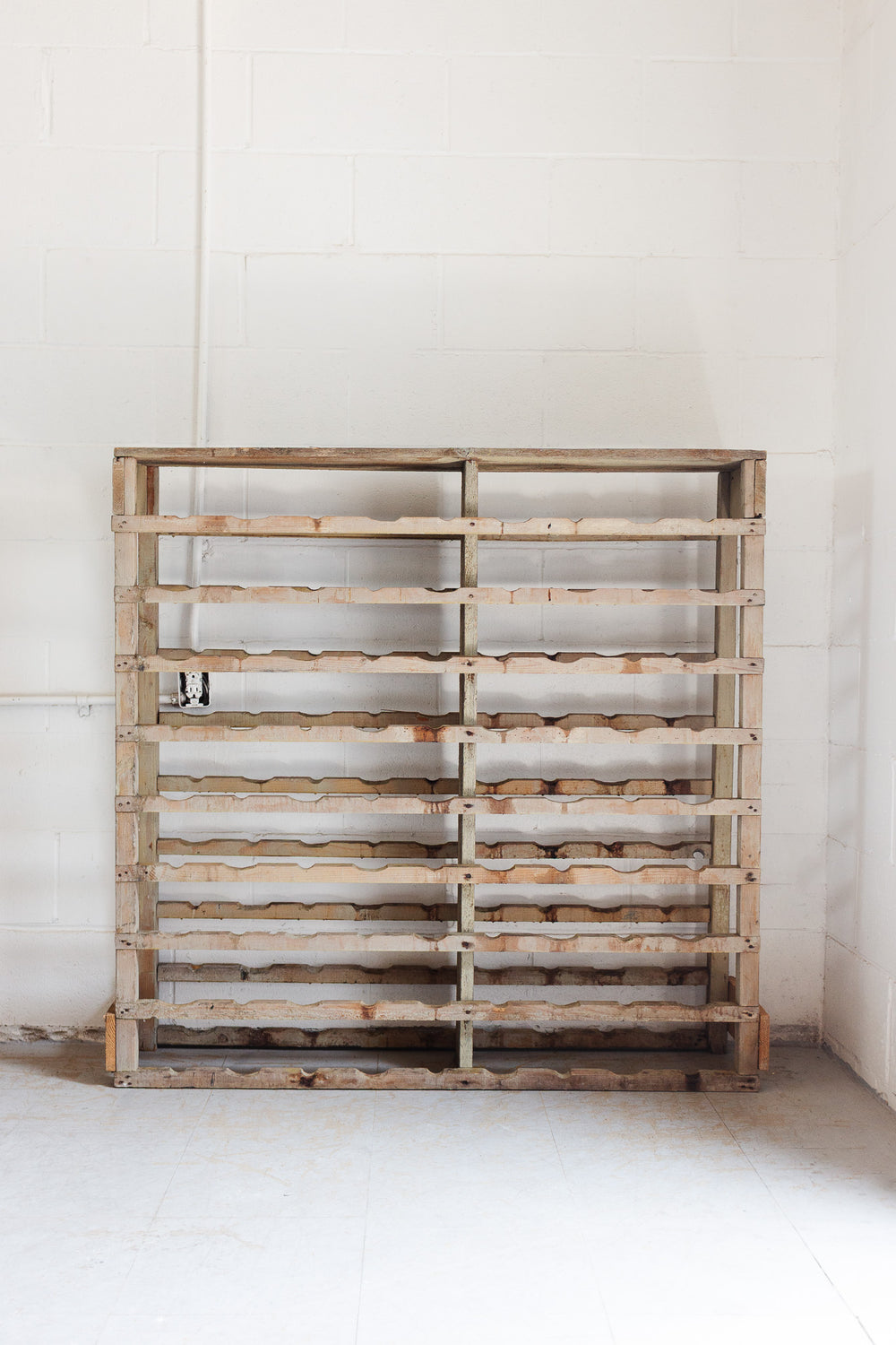 vintage french wine rack