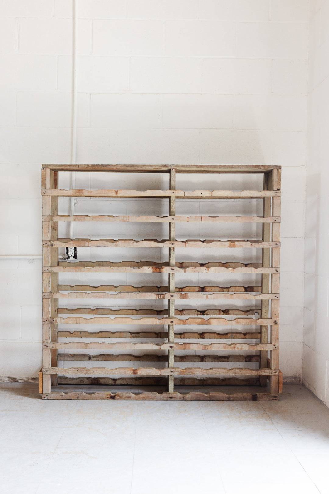 vintage french wine rack
