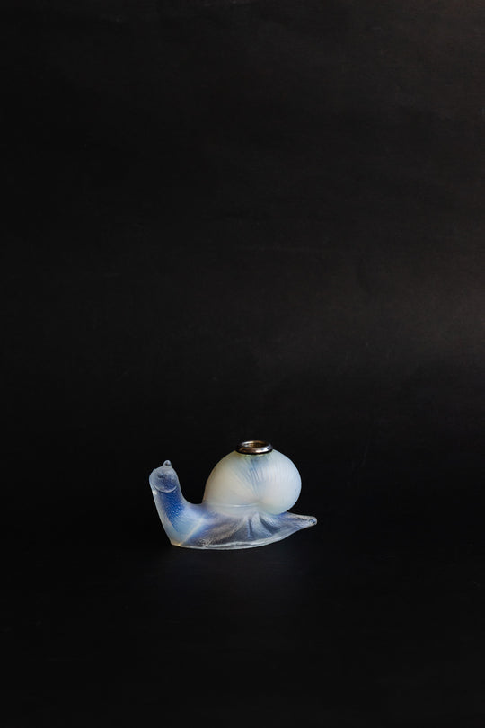 1920s french sabino snail toothpick holder