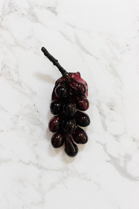 vintage french hand blown glass "raisins"