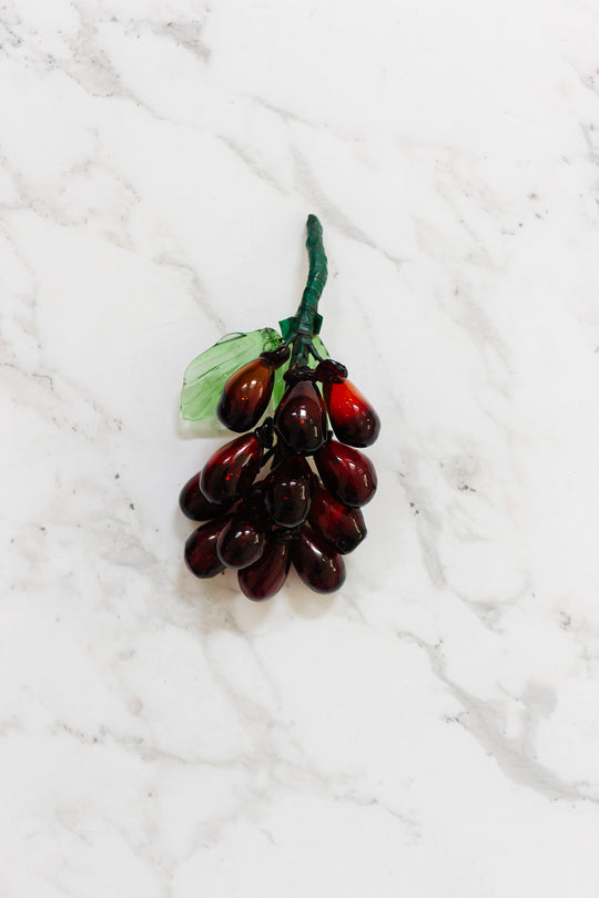 vintage french hand blown glass "raisins"