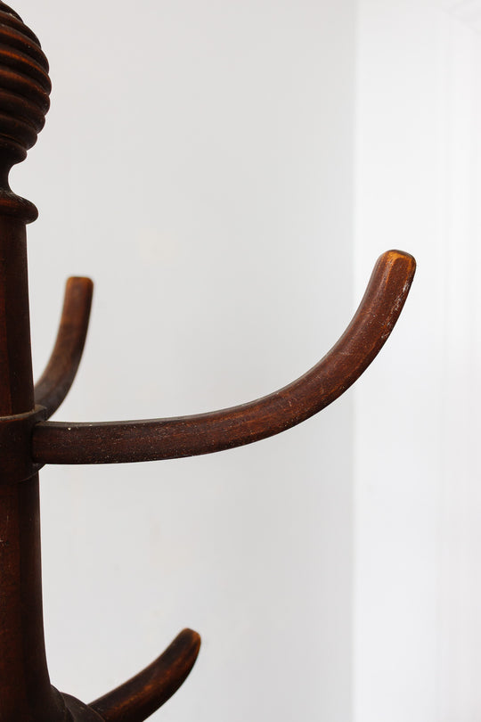 antique english barley twist coat rack