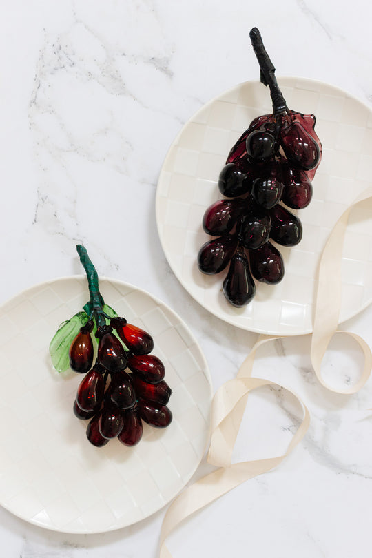 vintage french hand blown glass "raisins"