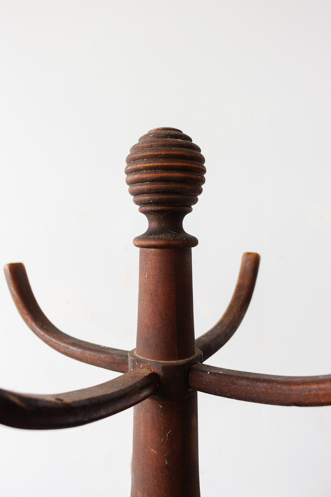 antique english barley twist coat rack