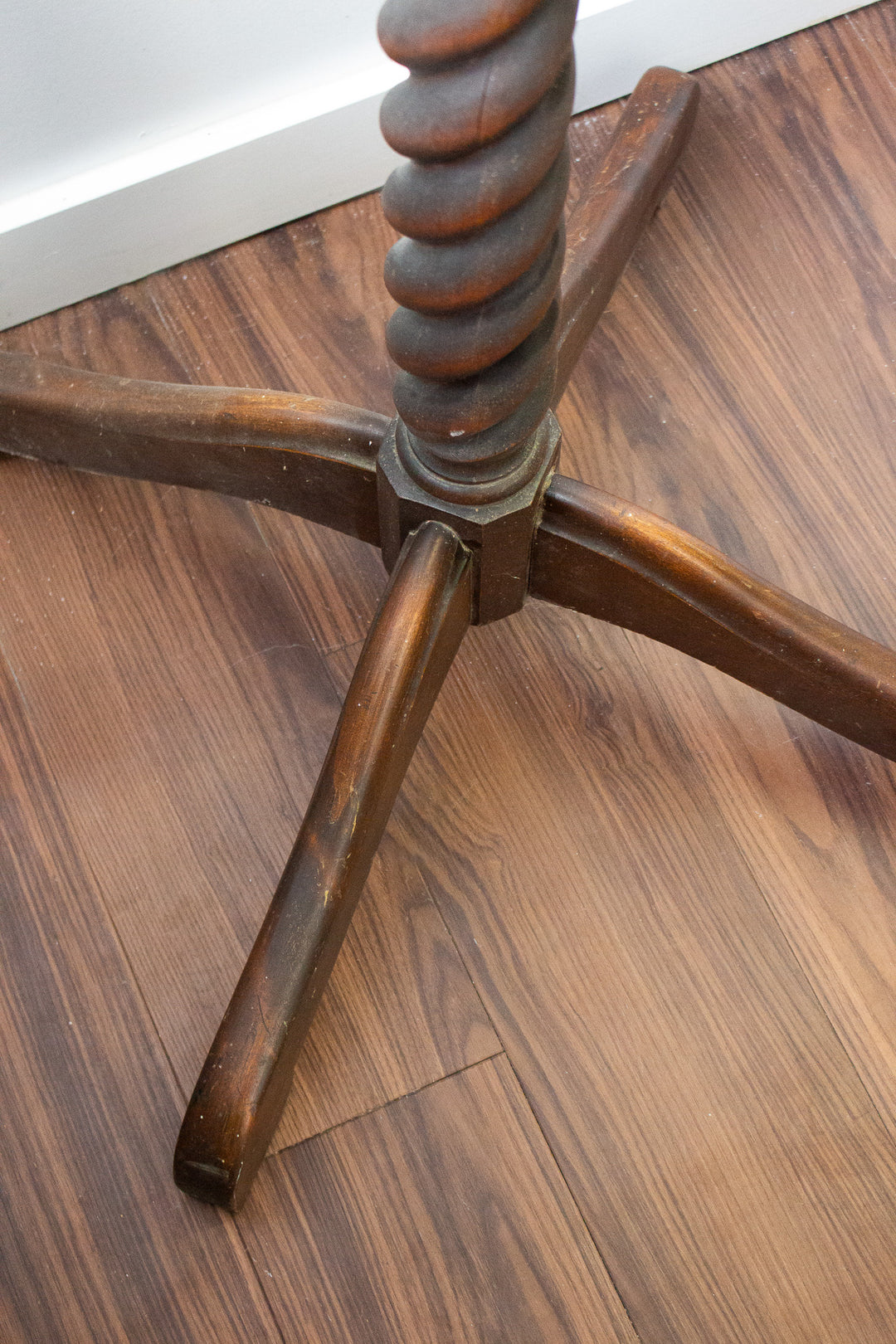 antique english barley twist coat rack