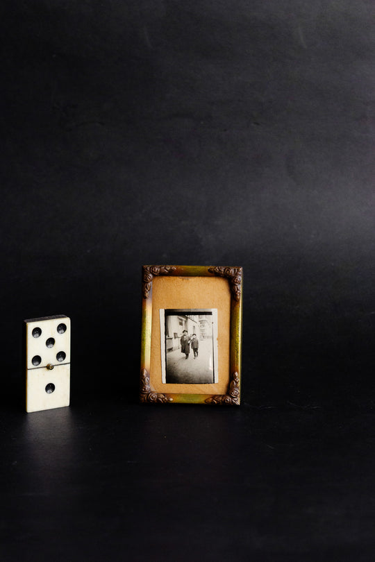 antique french petite art deco frame