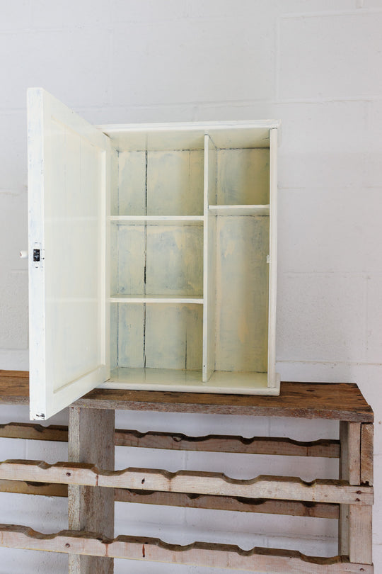 vintage french farmhouse medicine cabinet