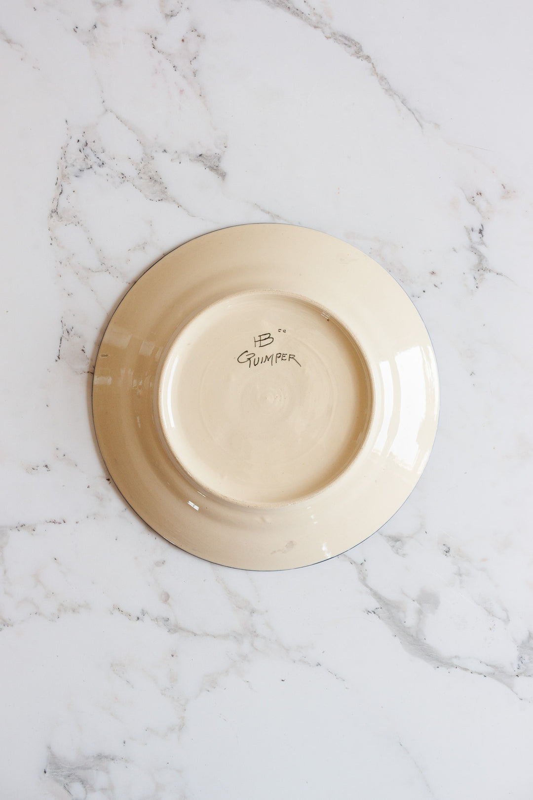 early 20th century French Quimper pottery Breton portrait plates