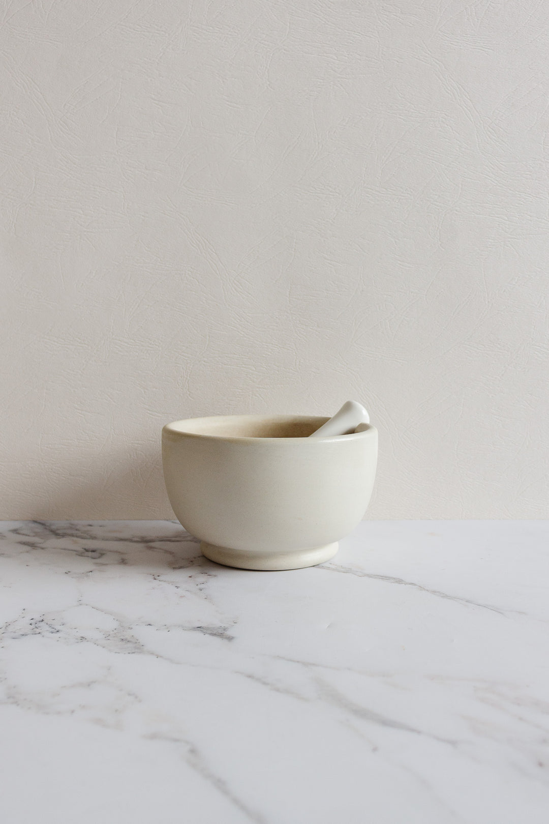 vintage english stoneware mortar and pestle