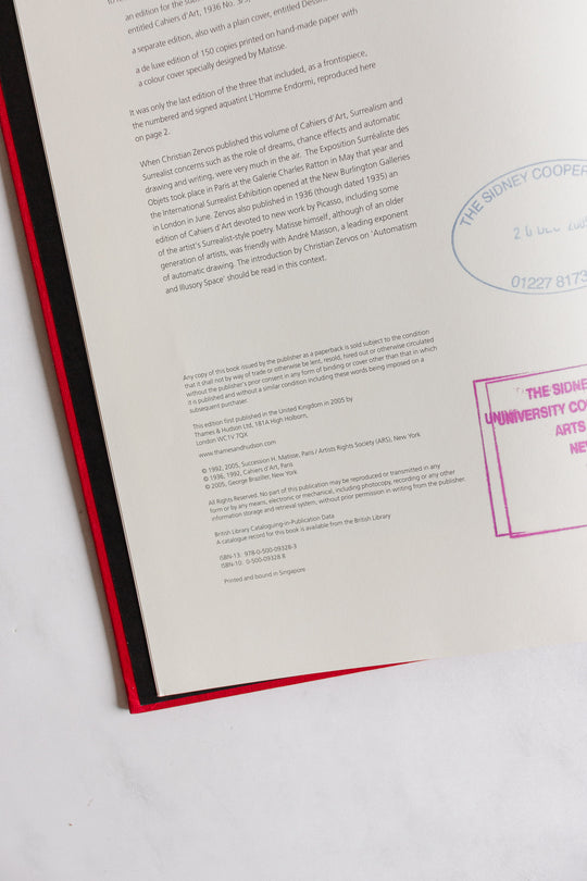 vintage art book, “henri matisse: drawings 1936”, hard cover