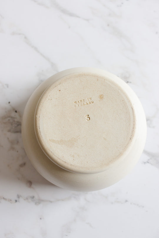 vintage english stoneware mortar and pestle