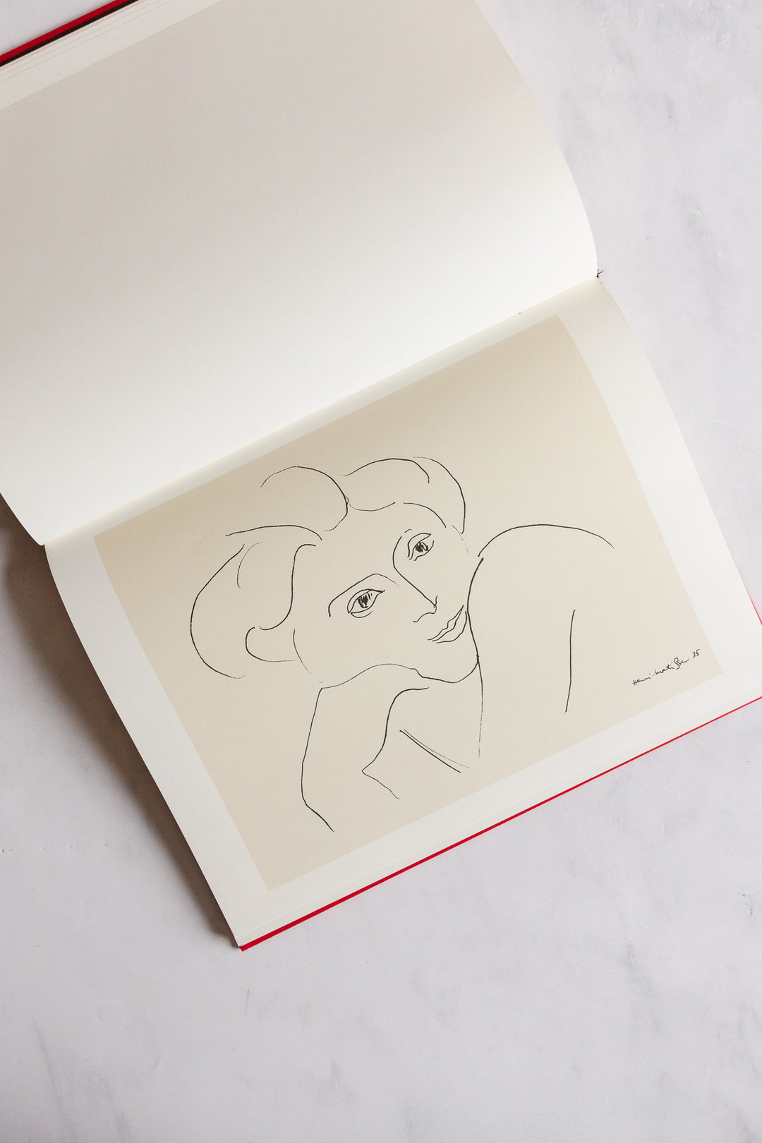 vintage art book, “henri matisse: drawings 1936”, hard cover