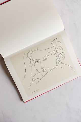 vintage art book, “henri matisse: drawings 1936”, hard cover