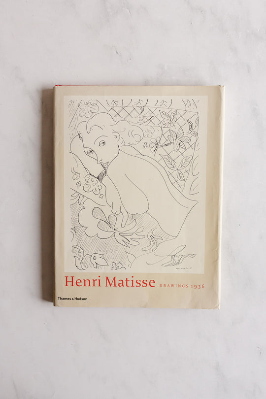 vintage art book, “henri matisse: drawings 1936”, hard cover
