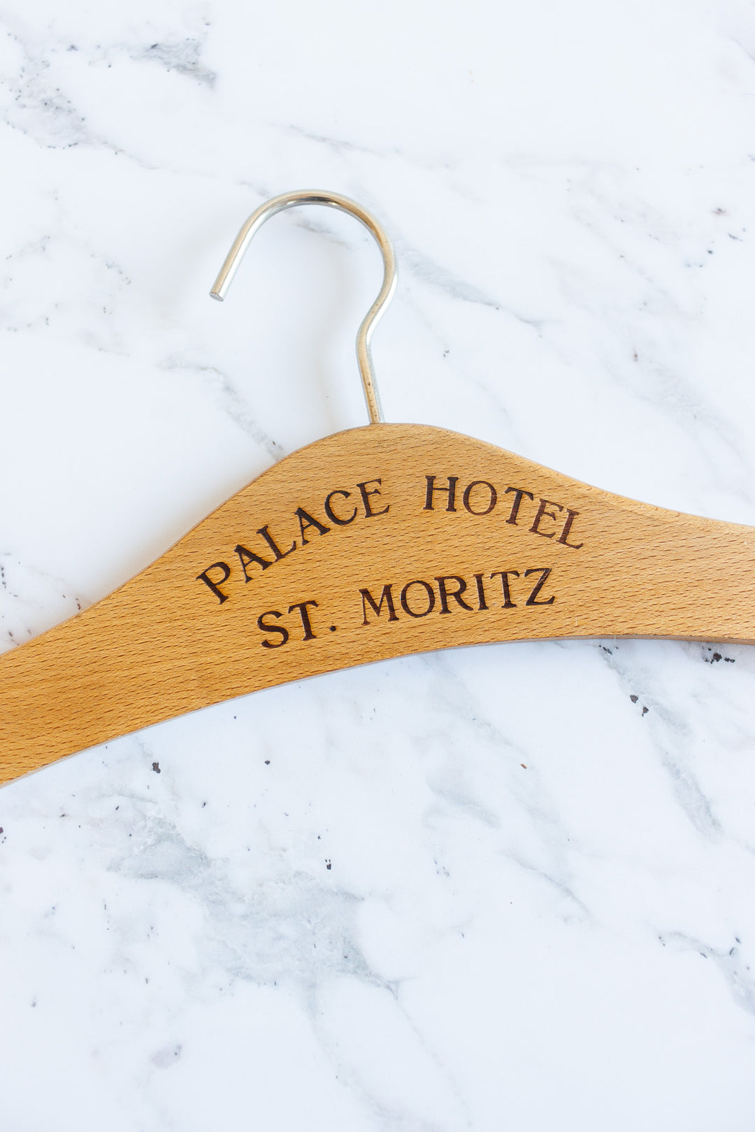 rare 1940s palace hotel st. moritz guest suite hanger