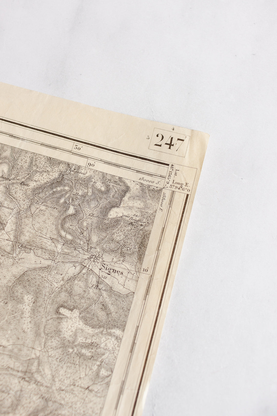 19th century French topographic maps