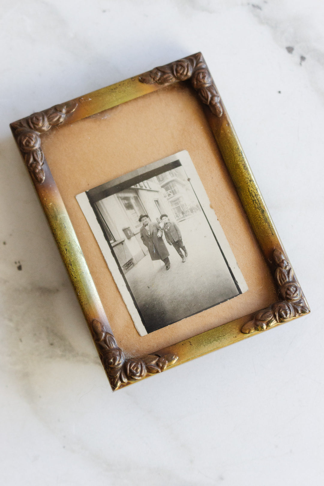 antique french petite art deco frame