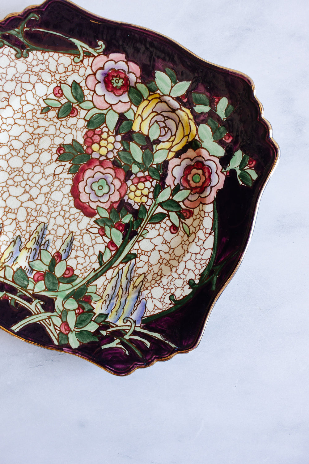 vintage art deco porcelain plate by Royal Winton Grimwades England