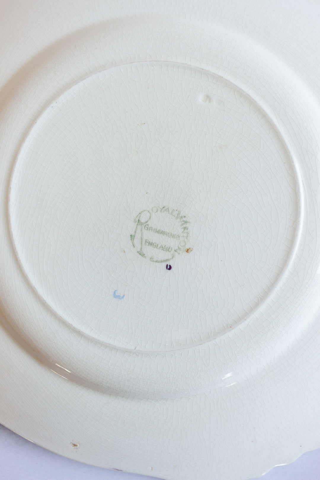 vintage art deco porcelain plate by Royal Winton Grimwades England