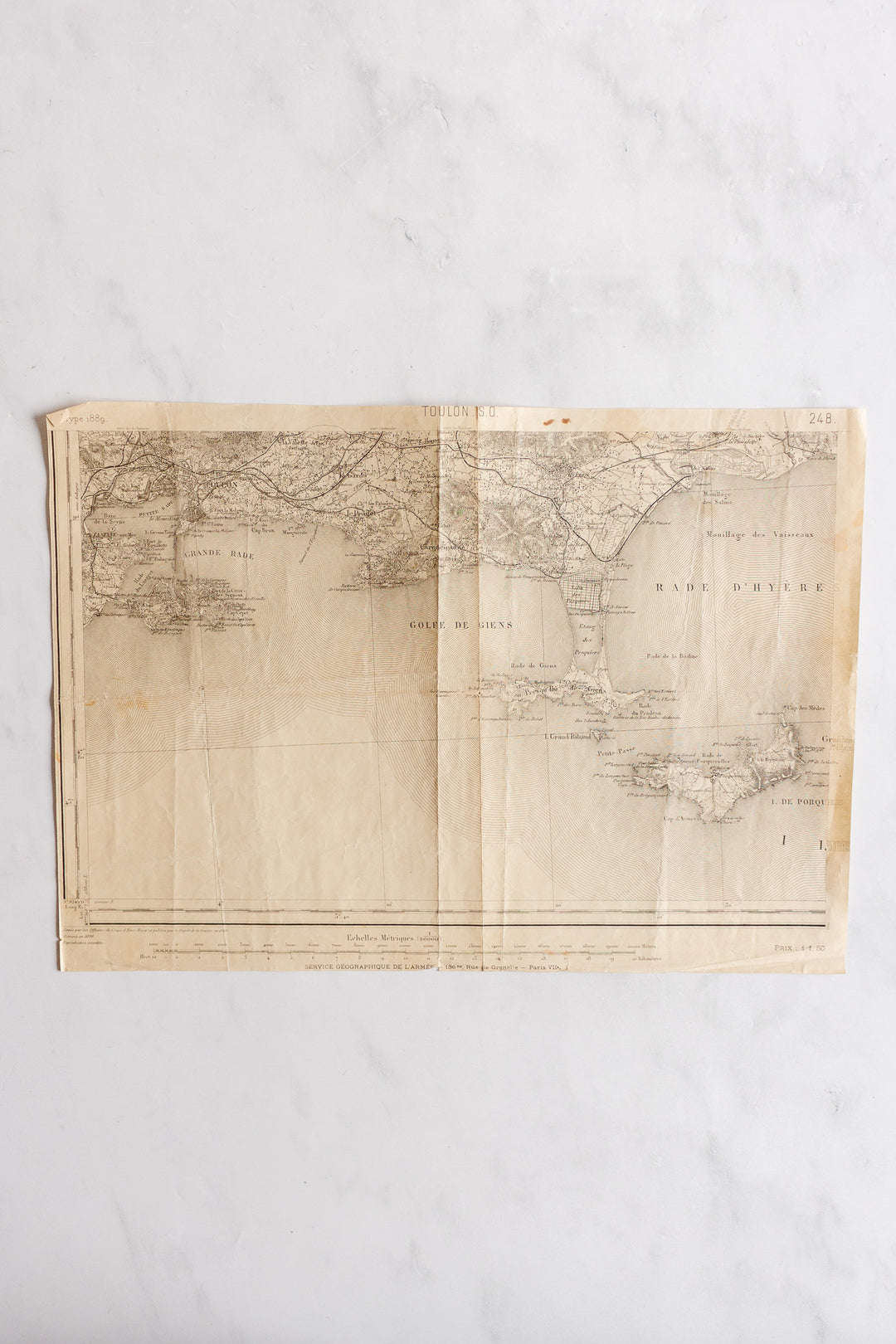 19th century French topographic maps